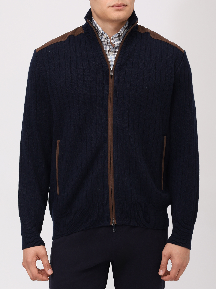 Кардиган из шерсти и вискозы