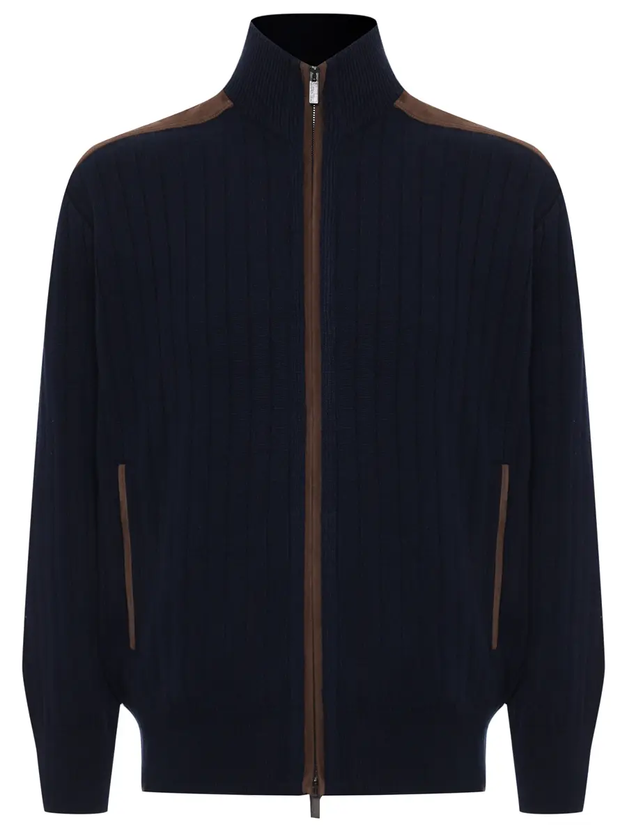 Кардиган из шерсти и вискозы