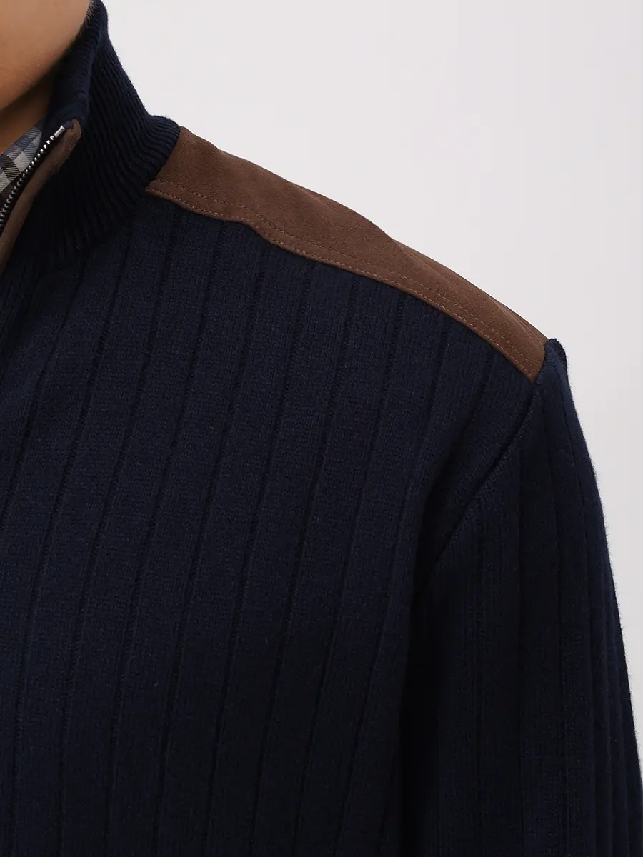 Кардиган из шерсти и вискозы