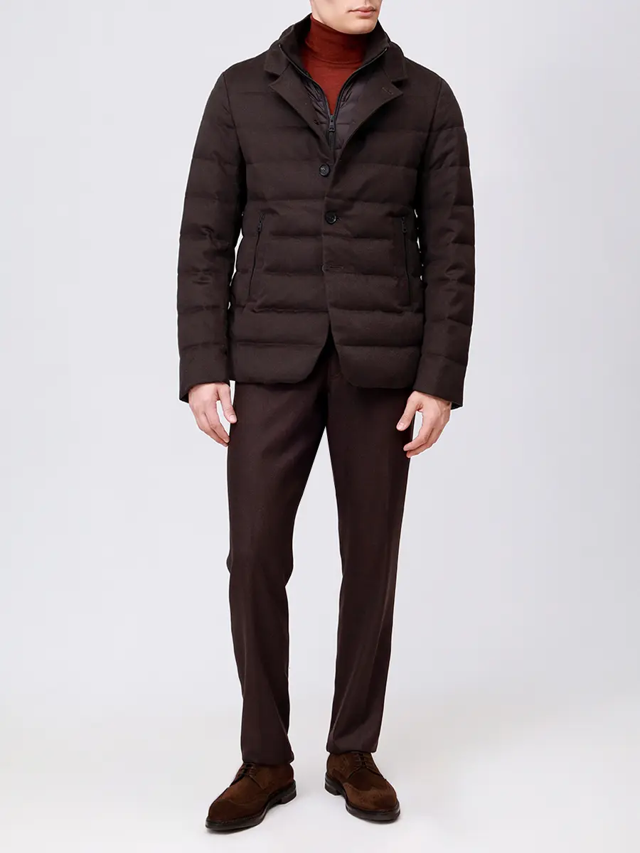 Пуховик стеганый