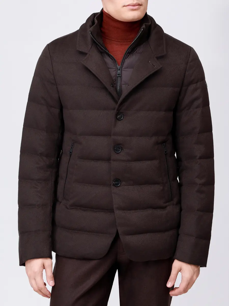 Пуховик стеганый