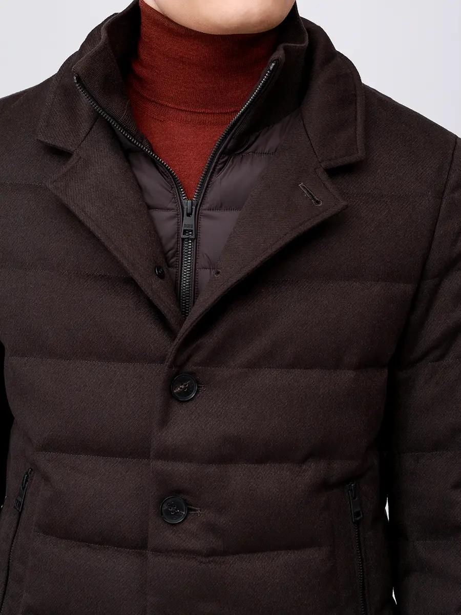 Пуховик стеганый