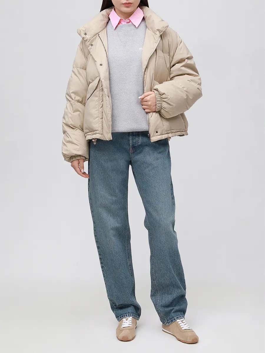 Пуховик стеганый