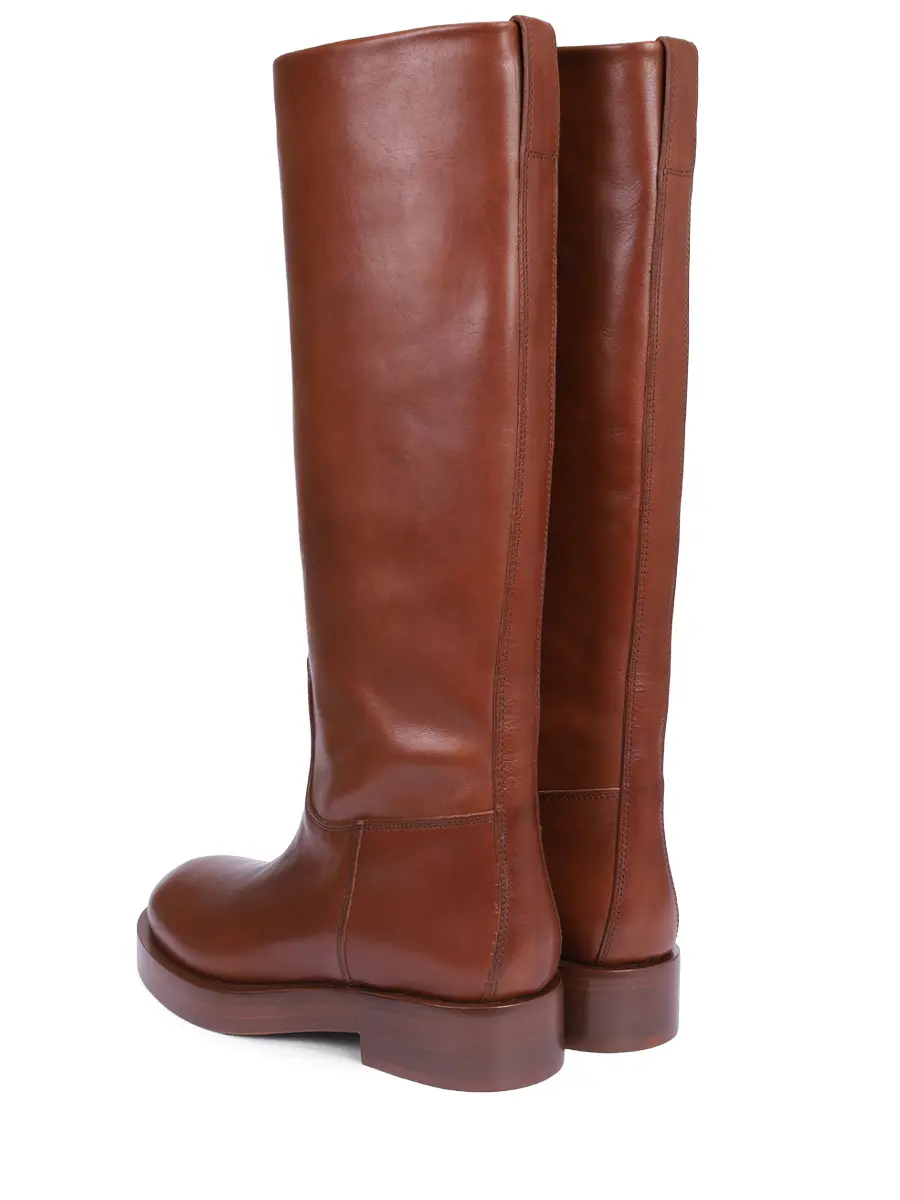 Сапоги кожаные