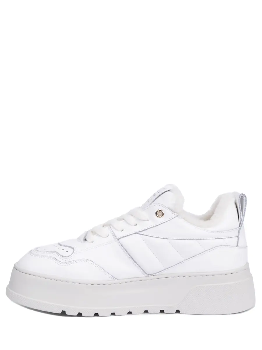 Кеды кожаные на меху