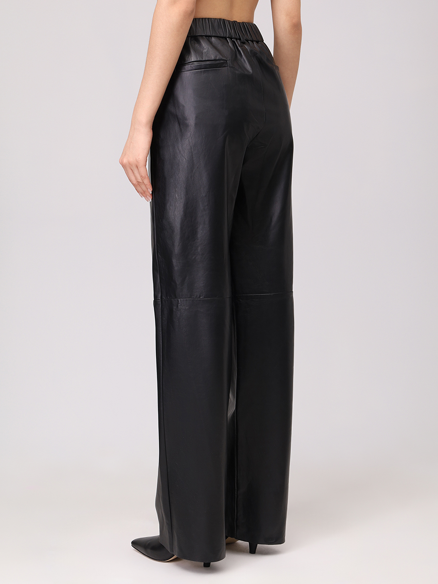 Брюки кожаные