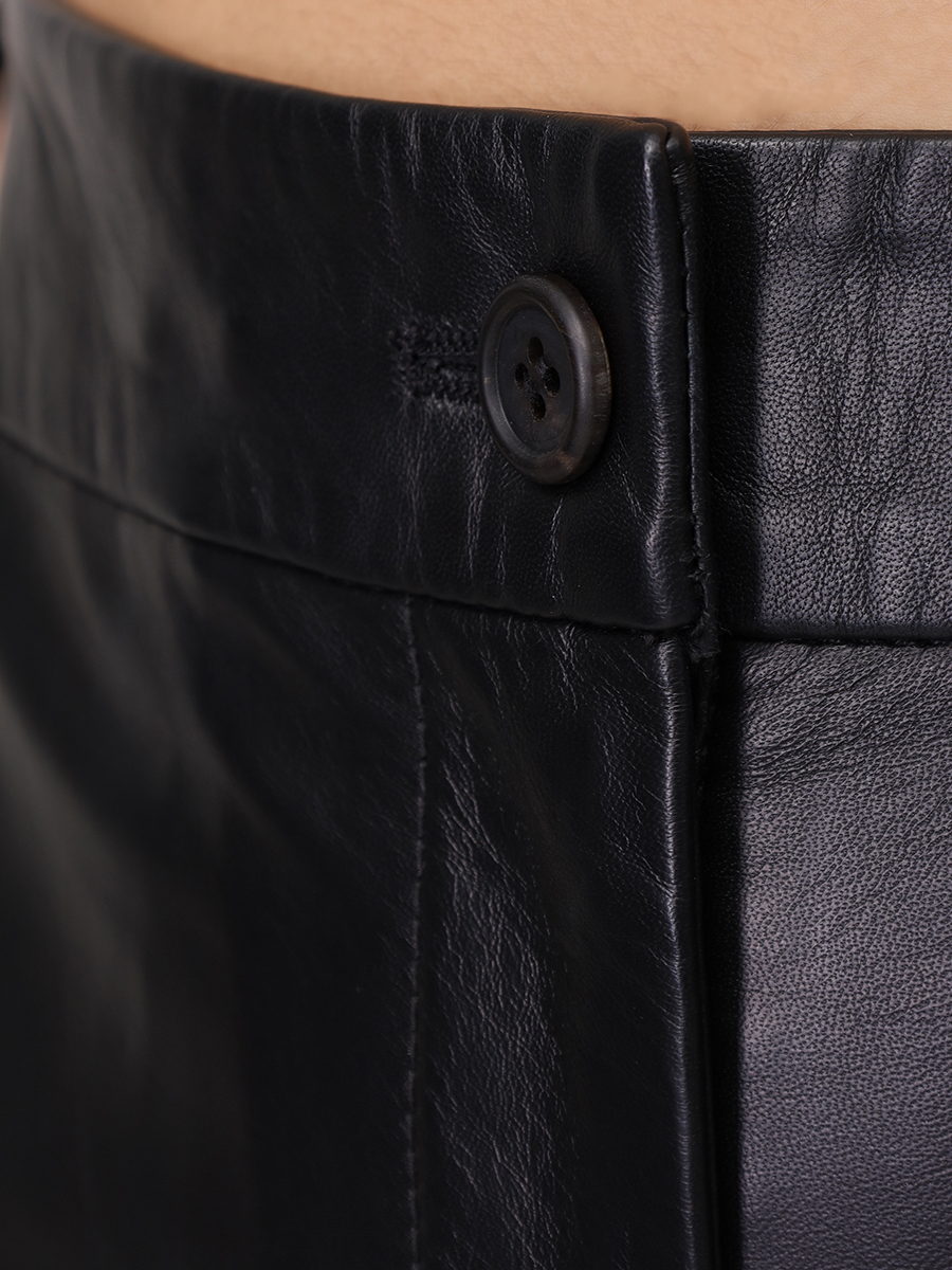 Брюки кожаные