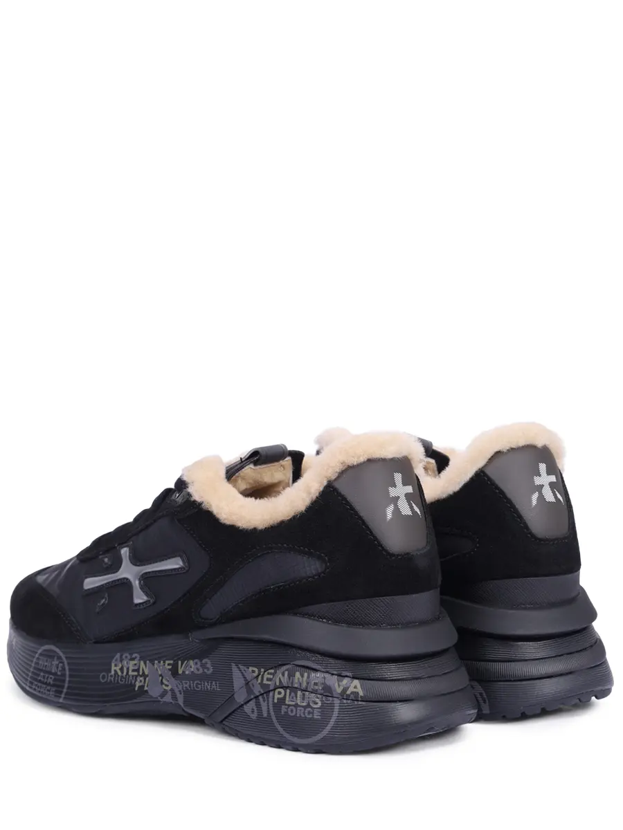 Кроссовки комбинированные на меху