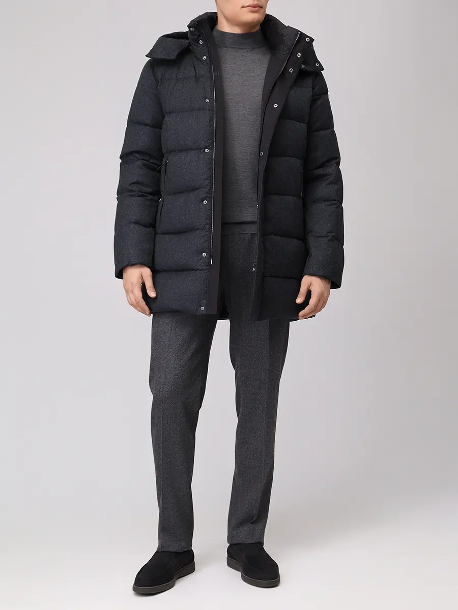 Пуховик стеганый