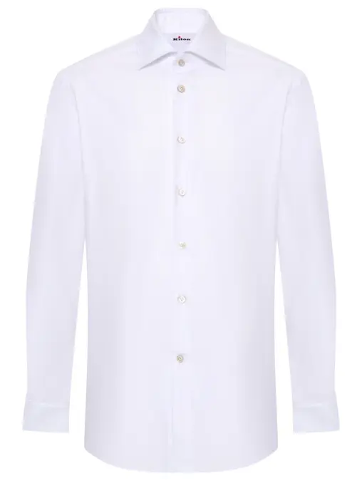Рубашка Slim Fit из хлопка и лиоцелла KITON