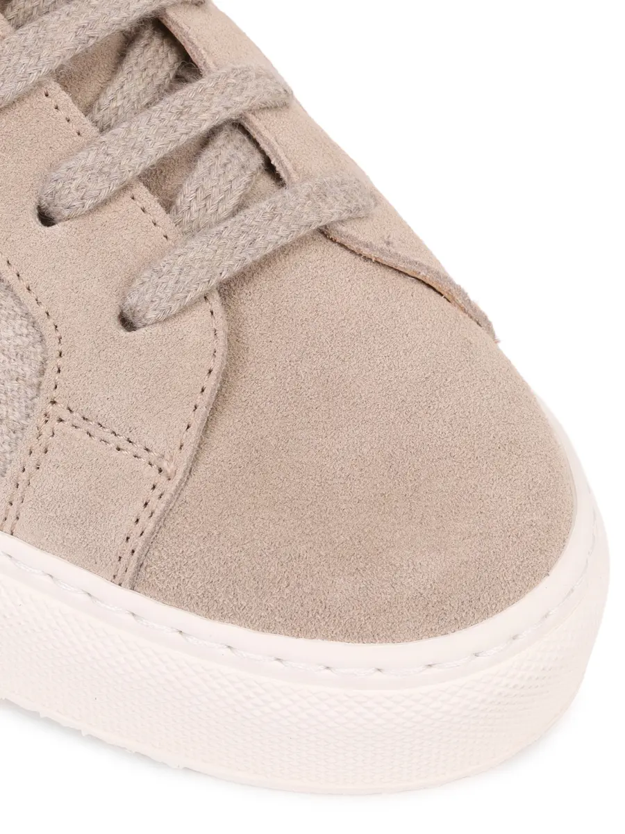 Кеды комбинированные на меху