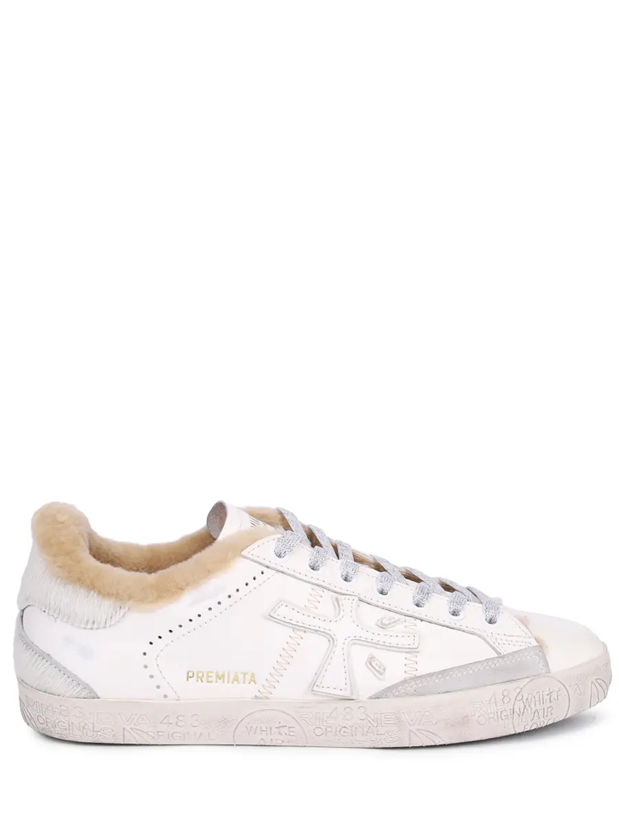 Кеды кожаные на меху