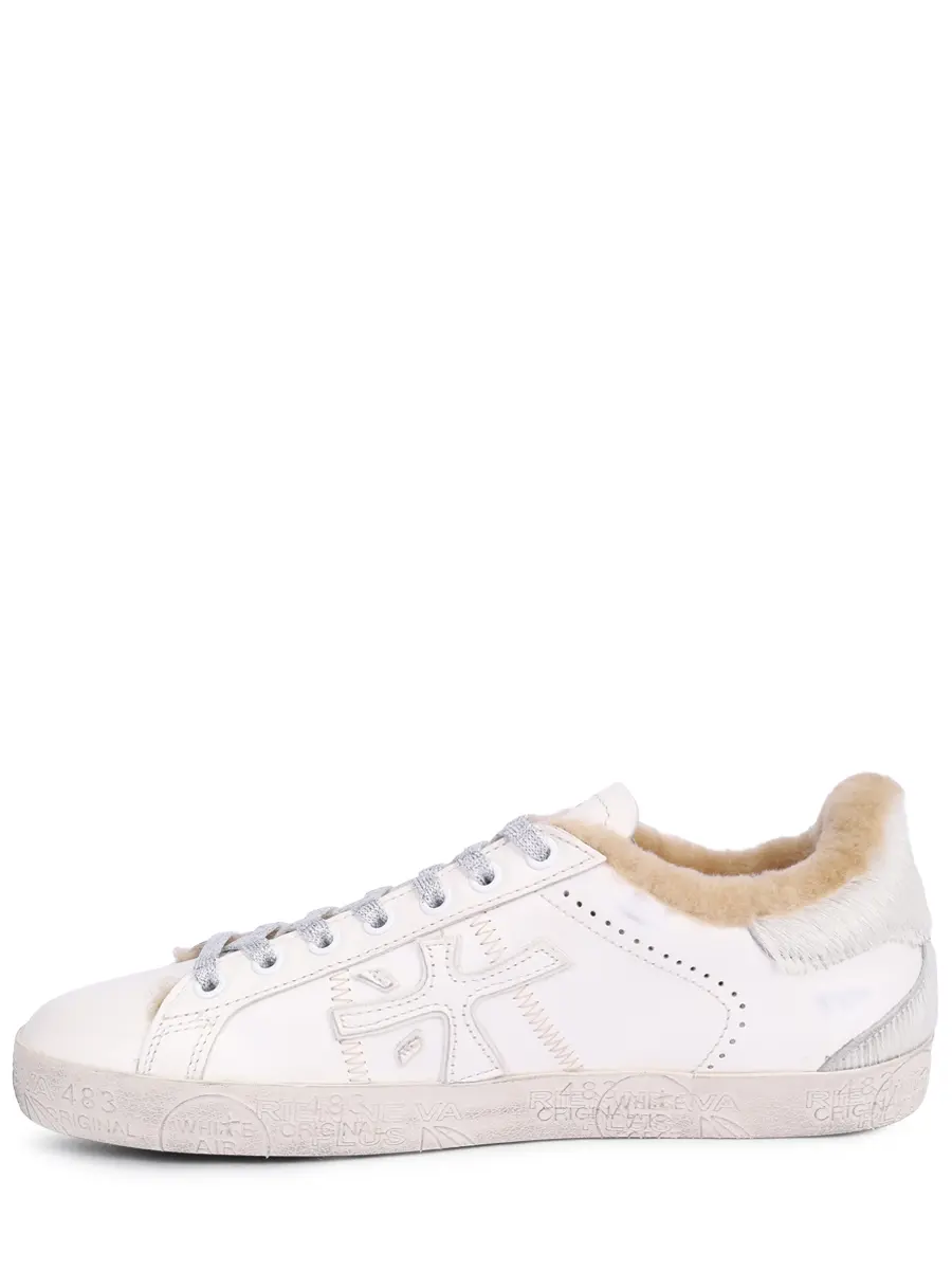 Кеды кожаные на меху