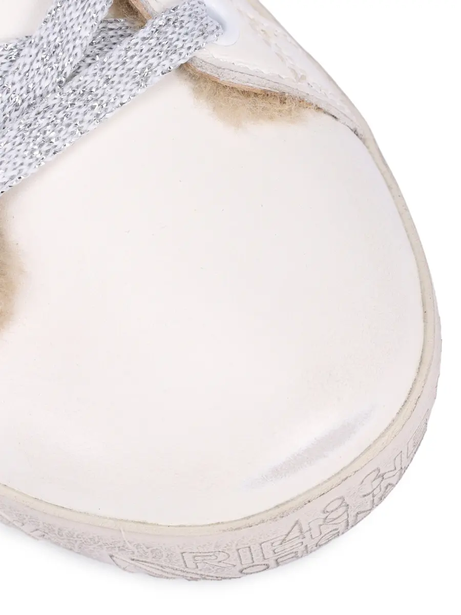 Кеды кожаные на меху