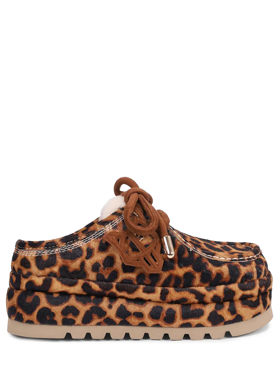 Сабо Blizzard кожаные на меху