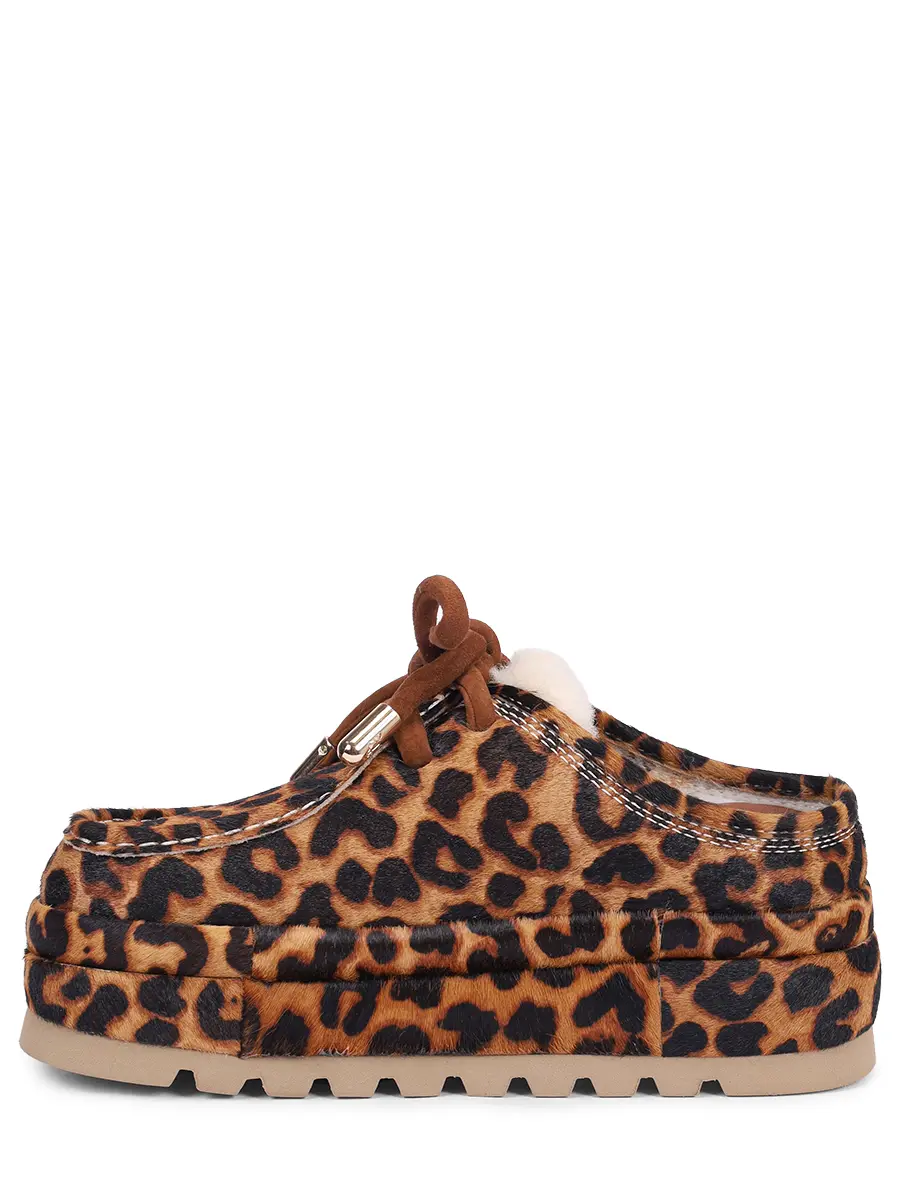 Сабо Blizzard кожаные на меху