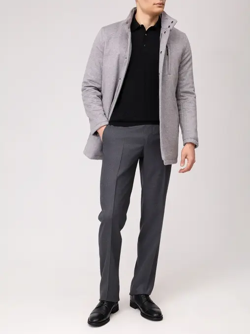 Поло из шерсти и шелка BERTOLO LUXURY MENSWEAR