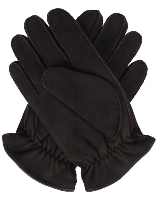 Перчатки из нубука BOSS