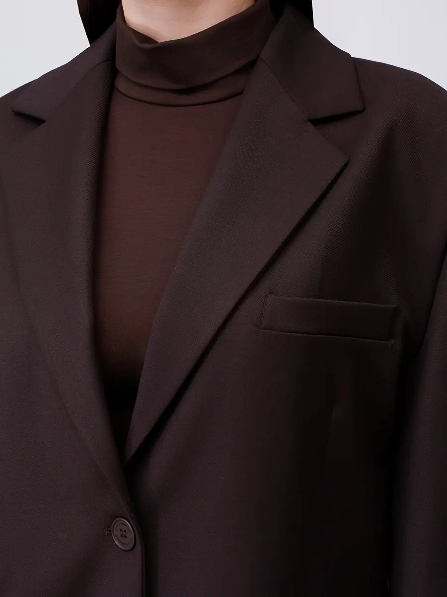 Пиджак однотонный