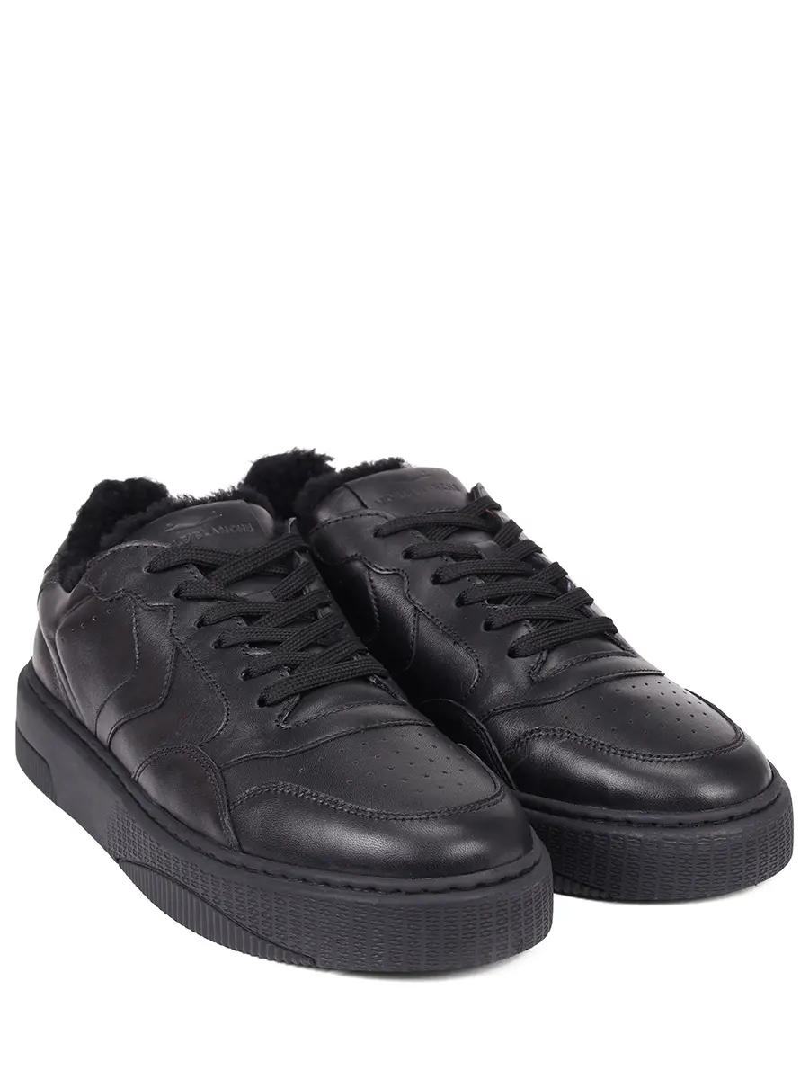 Кеды кожаные на меху Gemini