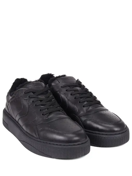 Кеды кожаные на меху Gemini VOILE BLANCHE