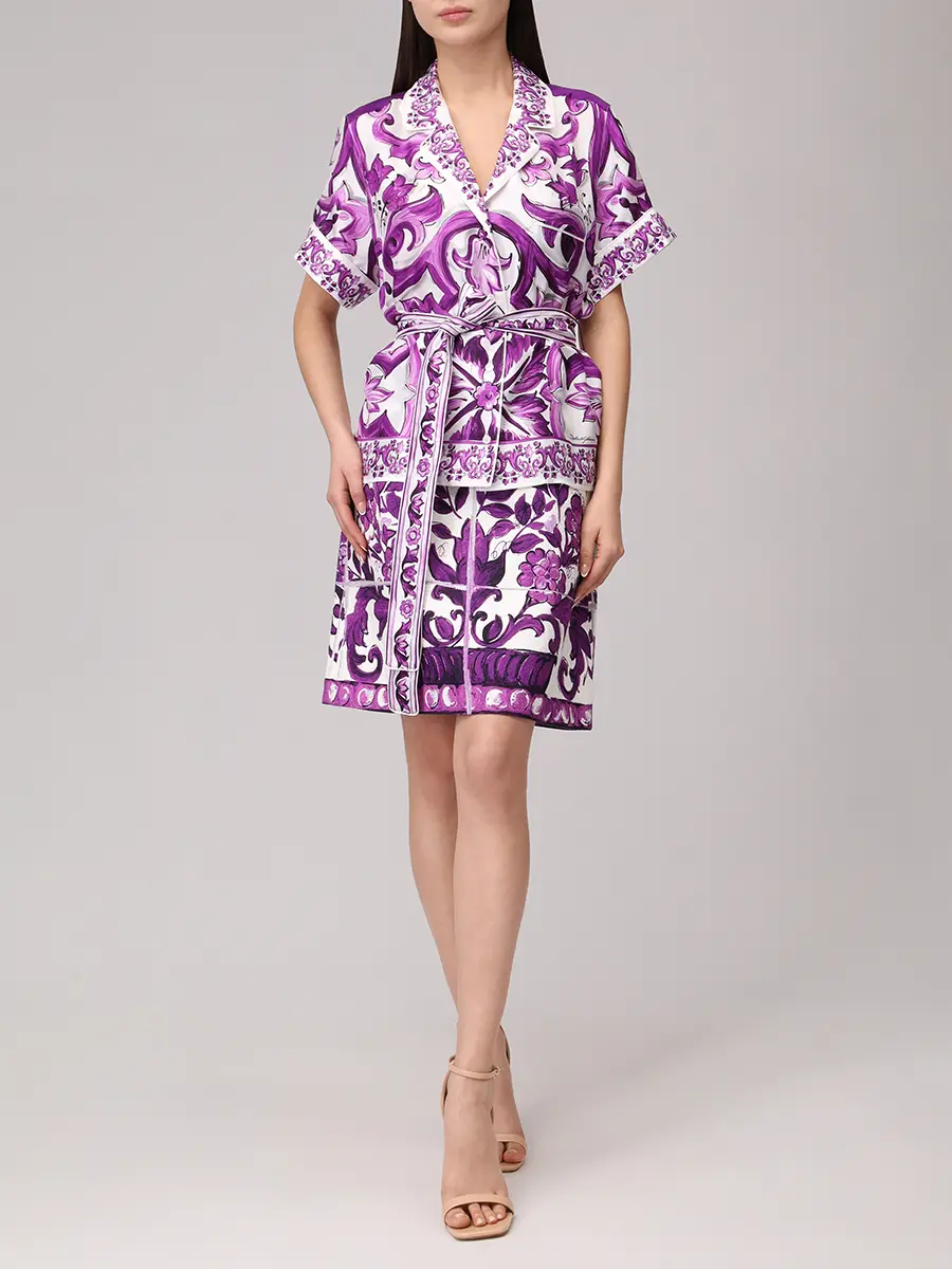 Юбка из хлопка и вискозы