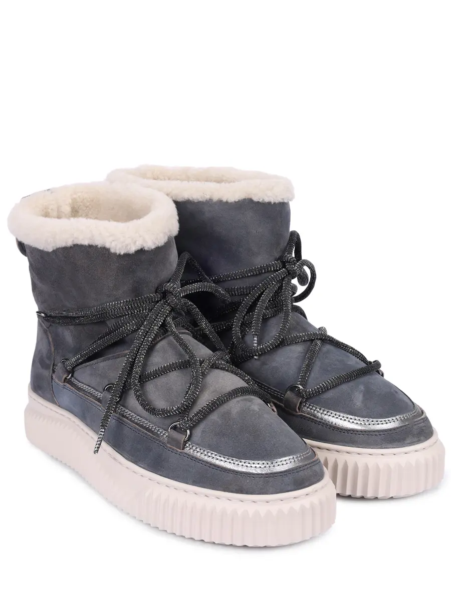 Ботинки из нутбука на меху