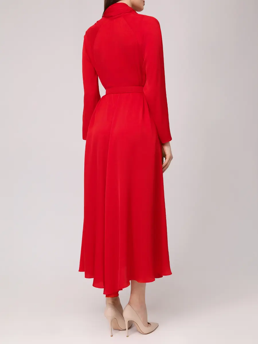 Платье шелковое