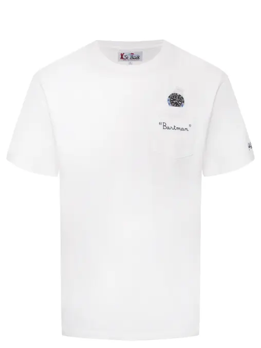 Футболка хлопковая MC2 SAINT BARTH