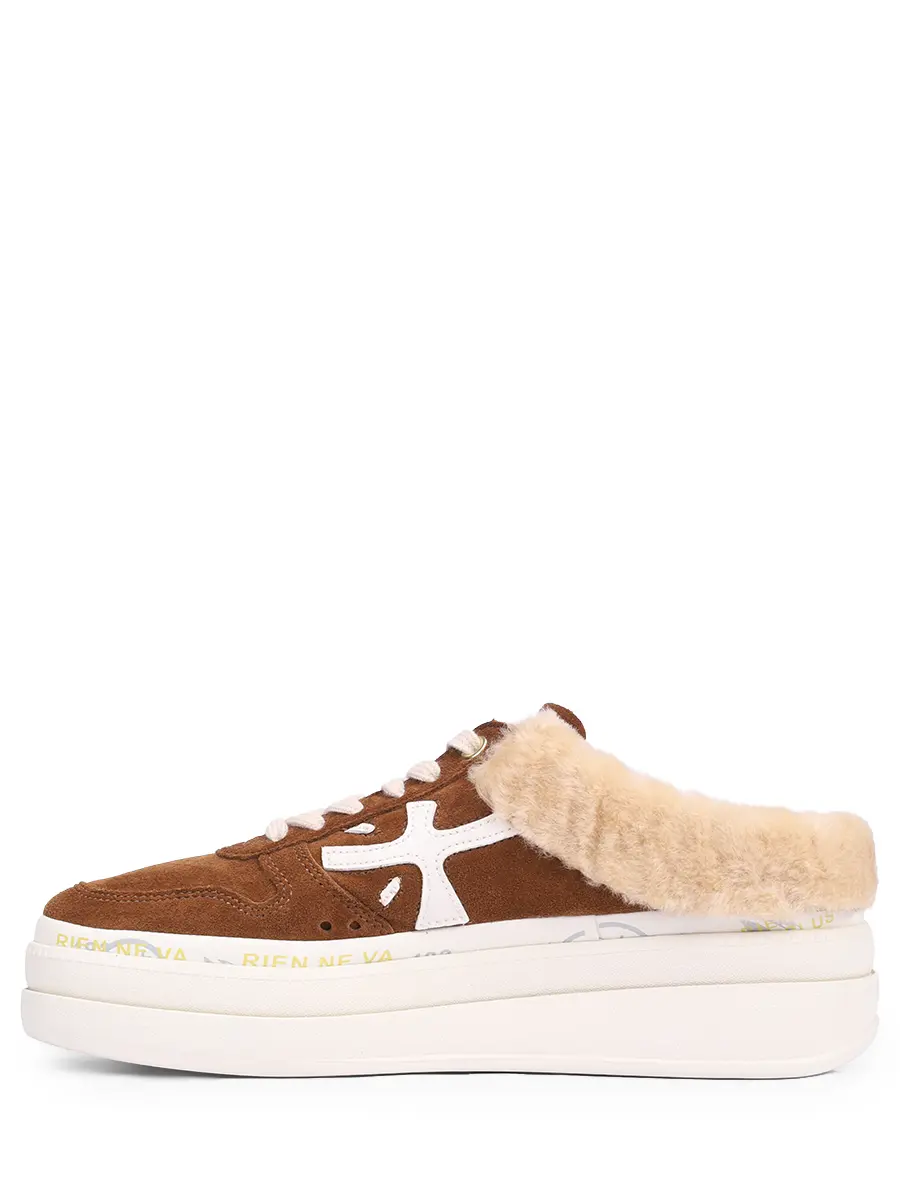 Мюли замшевые на меху Micol