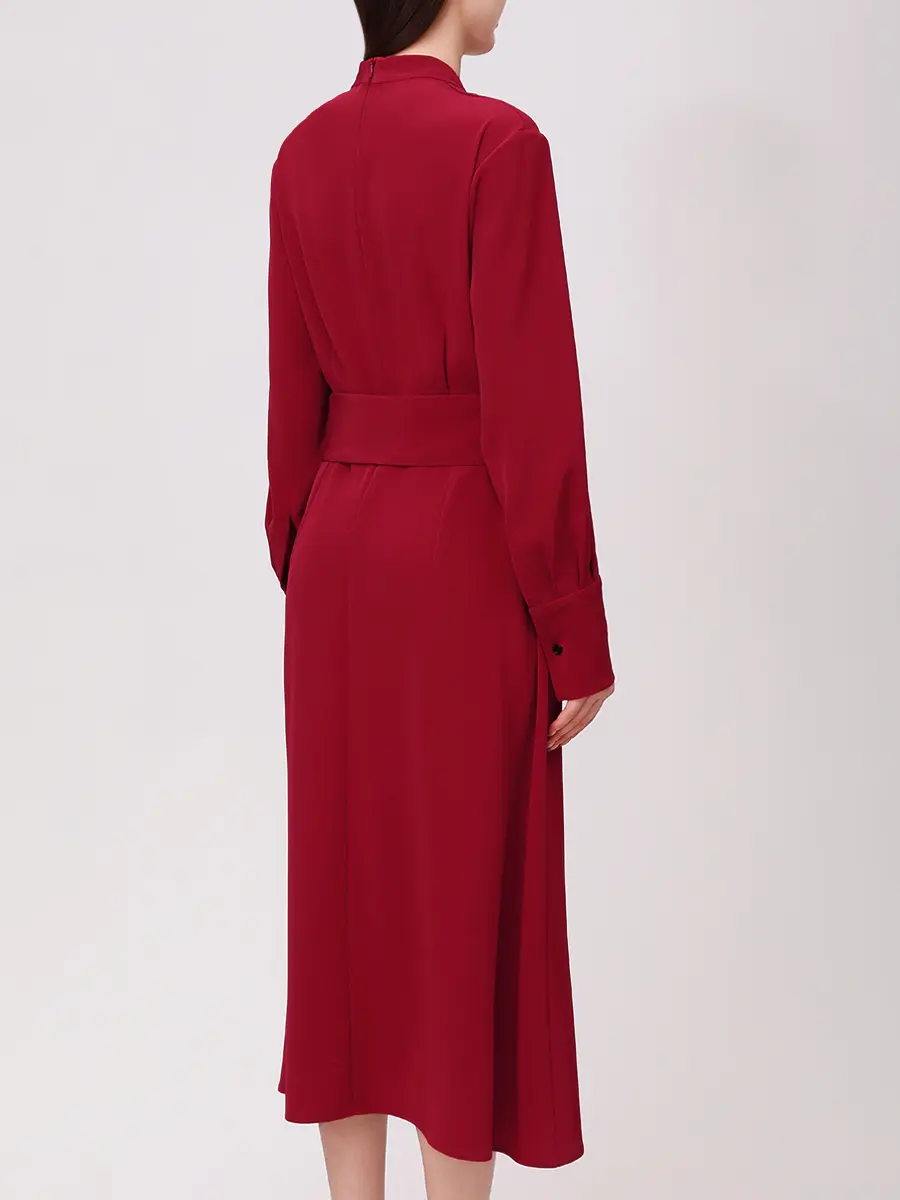 Платье однотонное