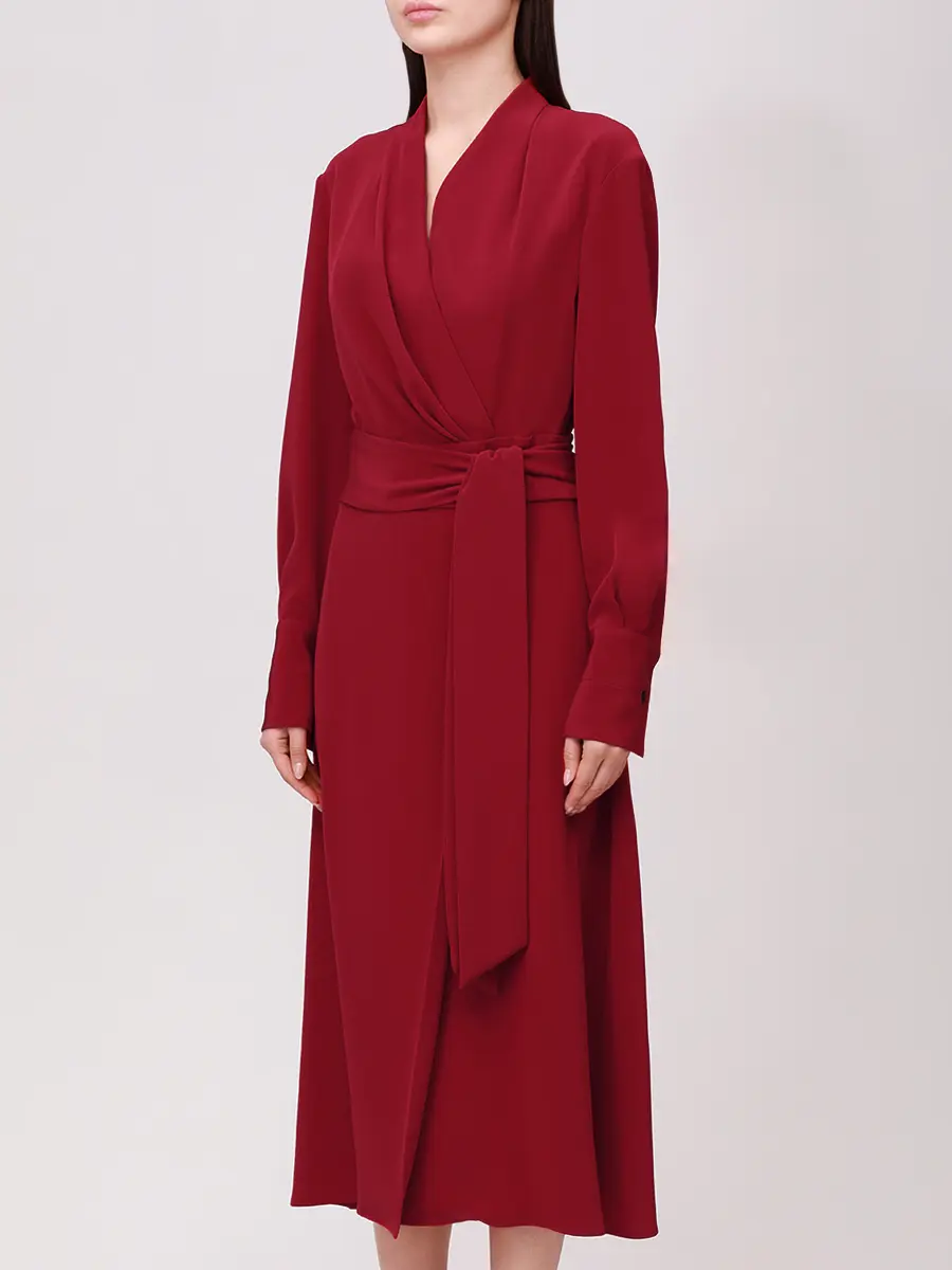 Платье однотонное