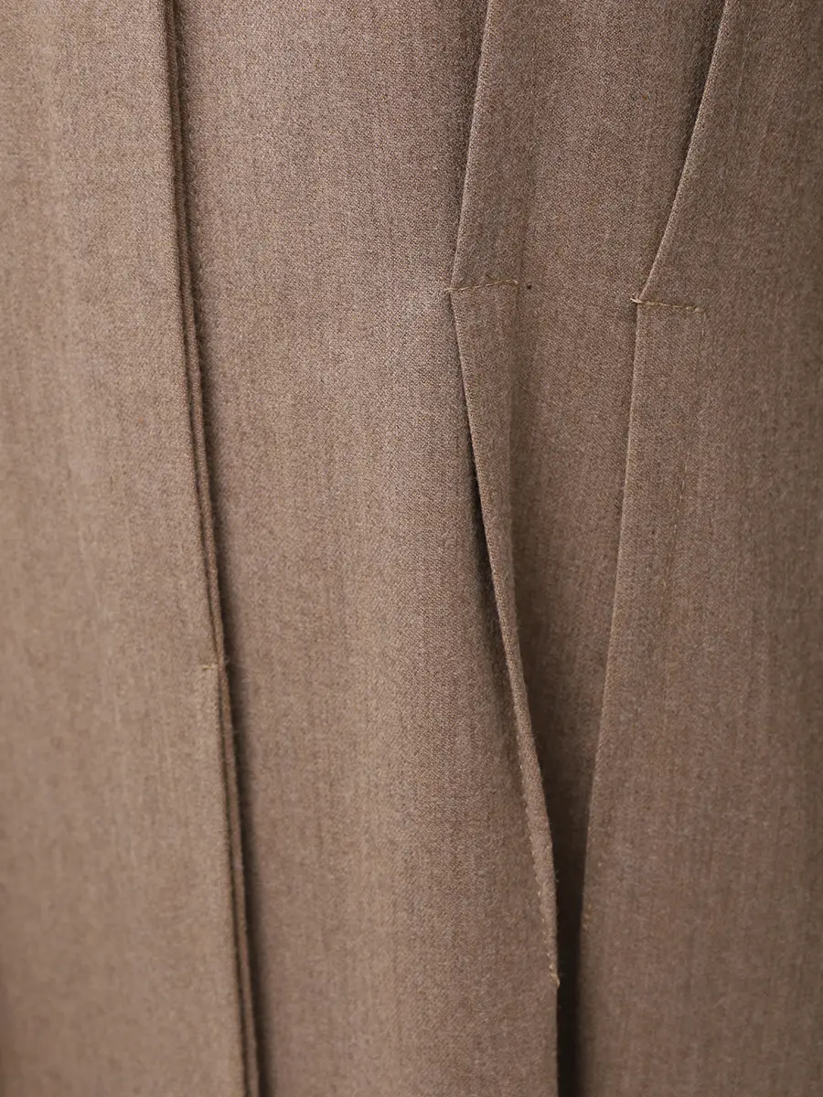 Платье из шерсти и вискозы