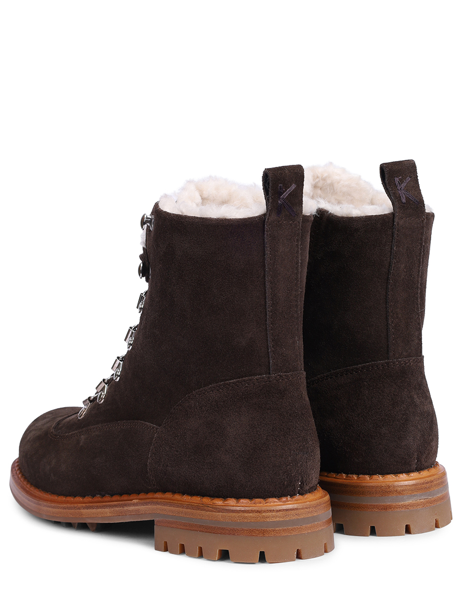 Ботинки замшевые на меху