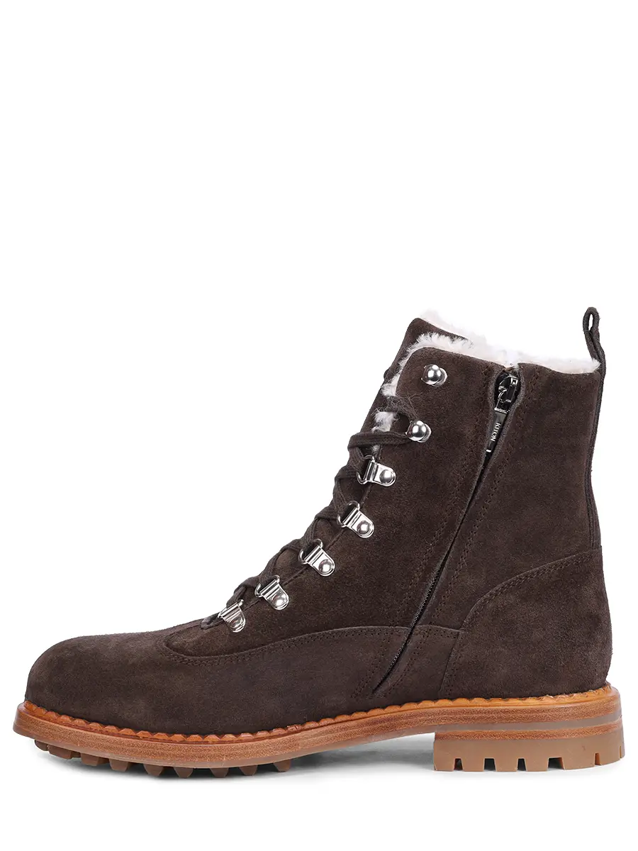 Ботинки замшевые на меху