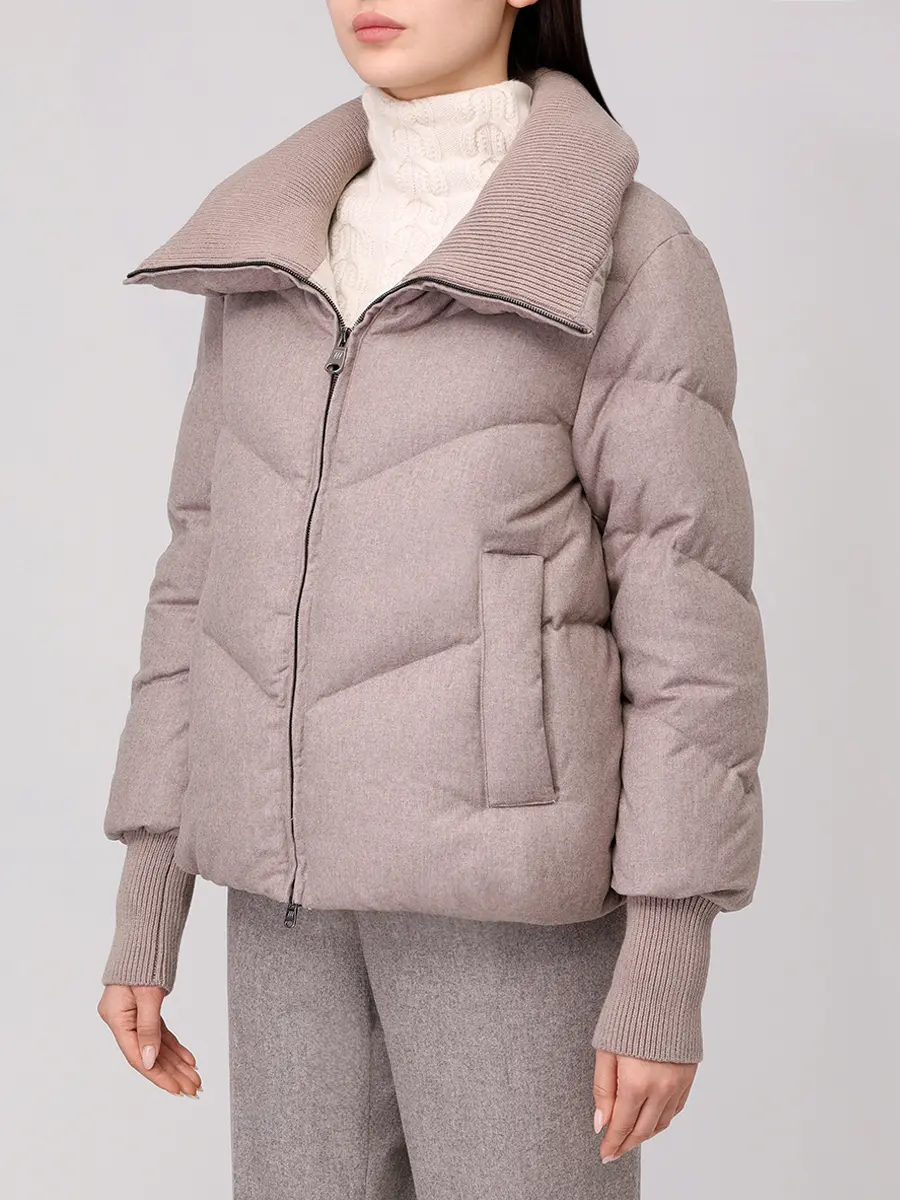 Пуховик стеганый