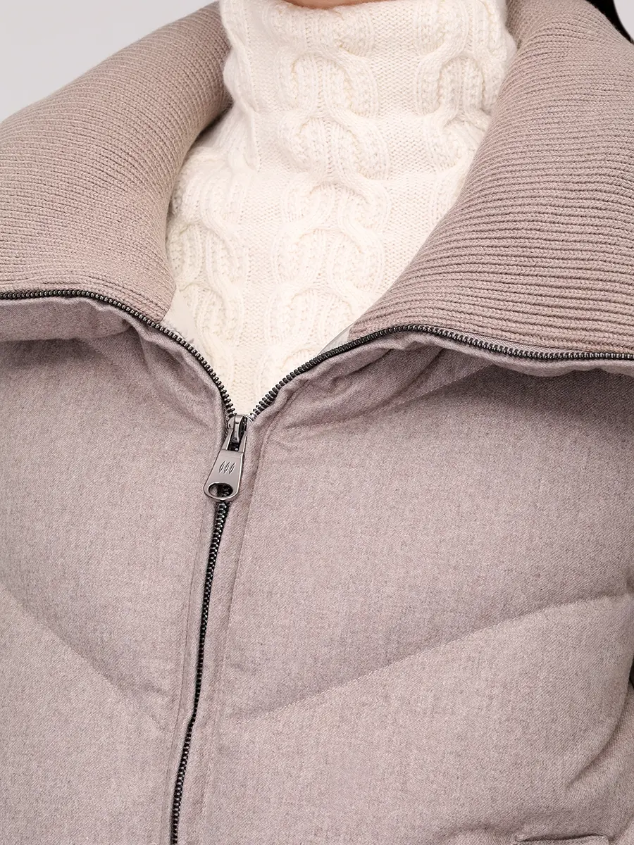 Пуховик стеганый