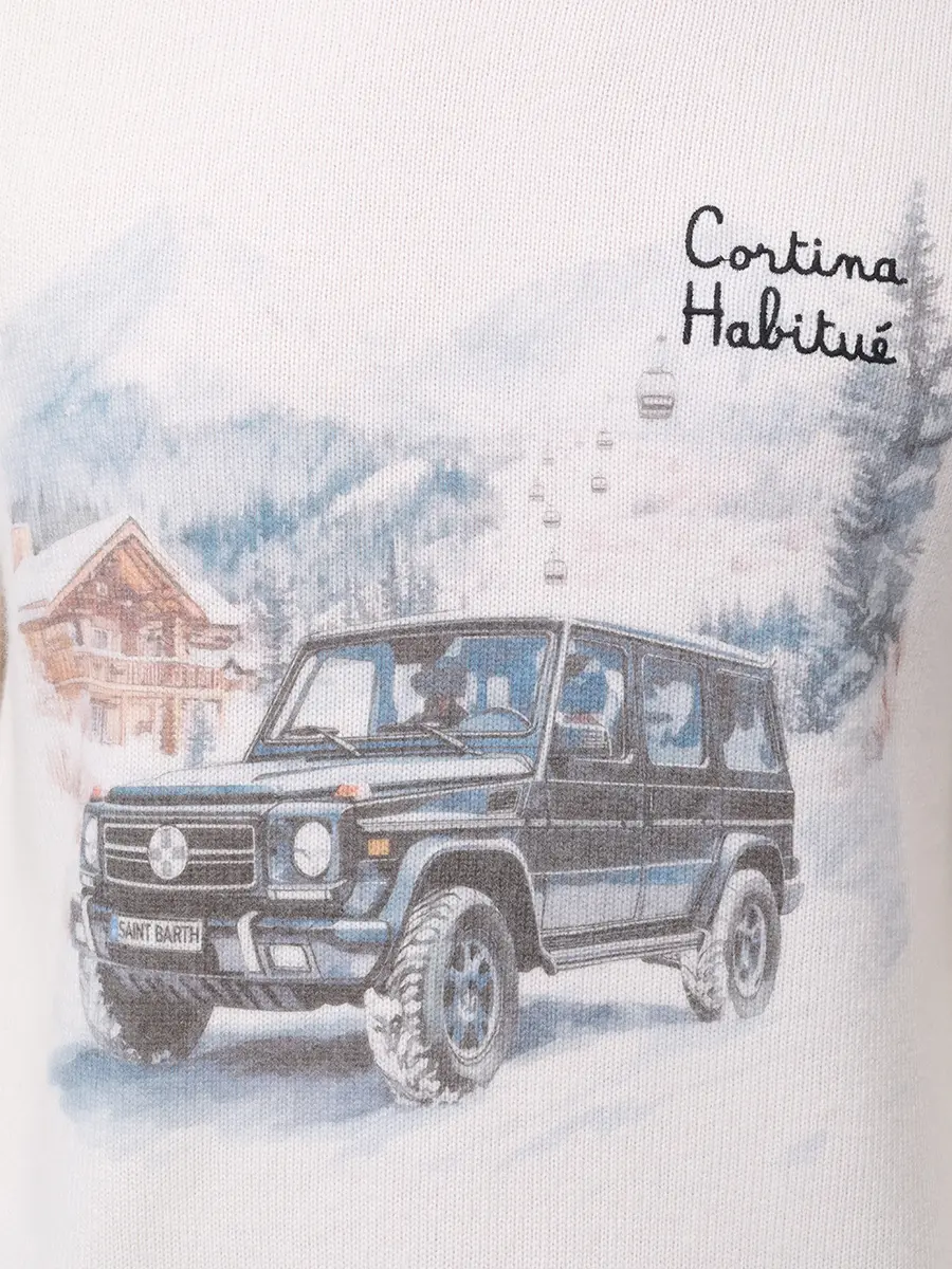 Джемпер из шерсти и вискозы