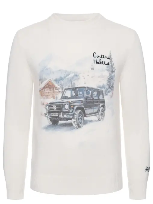 Джемпер из шерсти и вискозы MC2 SAINT BARTH