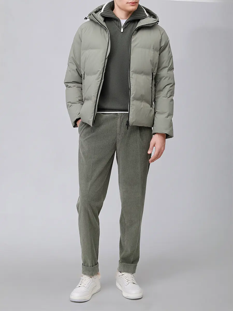 Пуховик стеганый