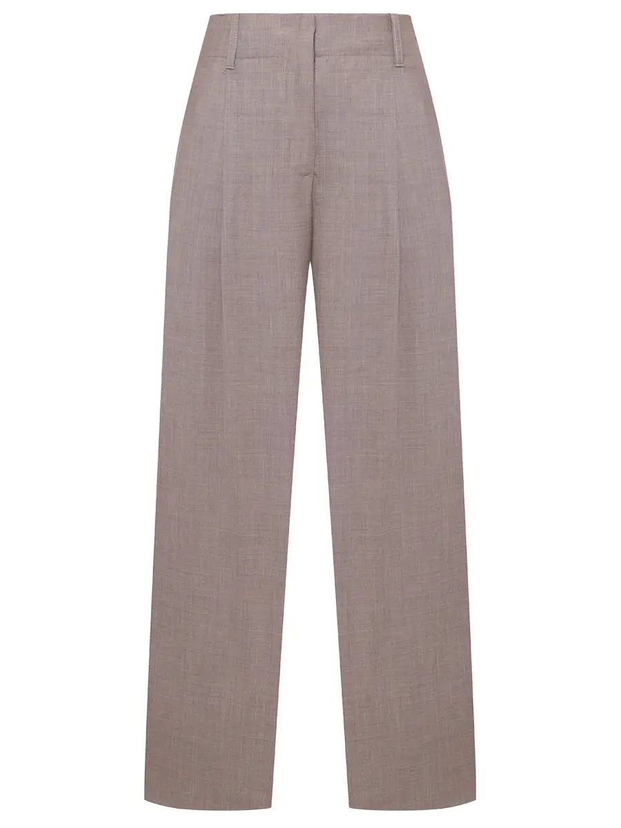 Брюки шерстяные