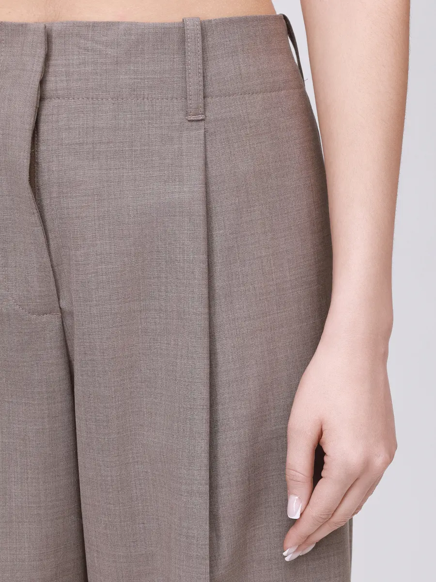 Брюки шерстяные