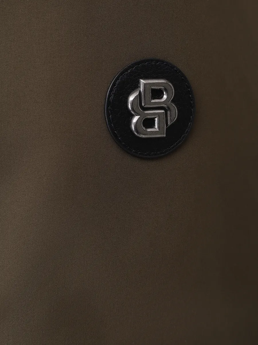 Пуховик однотонный