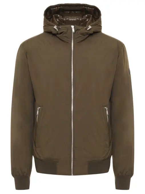 Пуховик однотонный BOSS