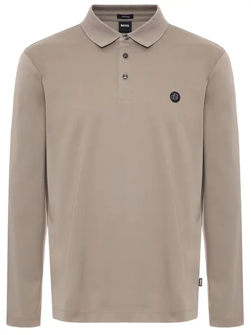 Поло хлопковое BOSS