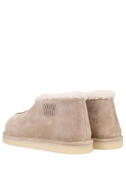 Угги замшевые MIU MIU