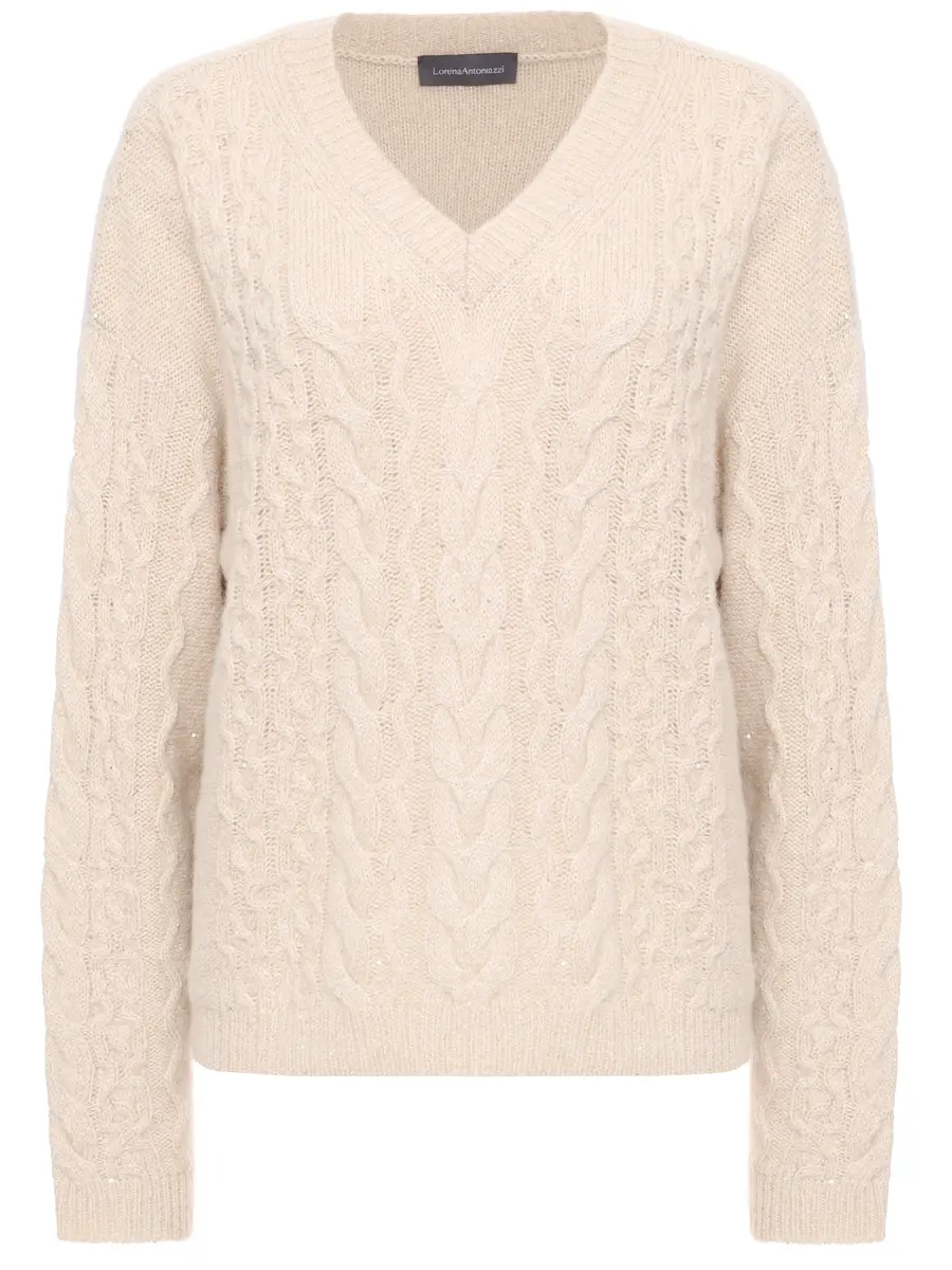 Пуловер шерстяной