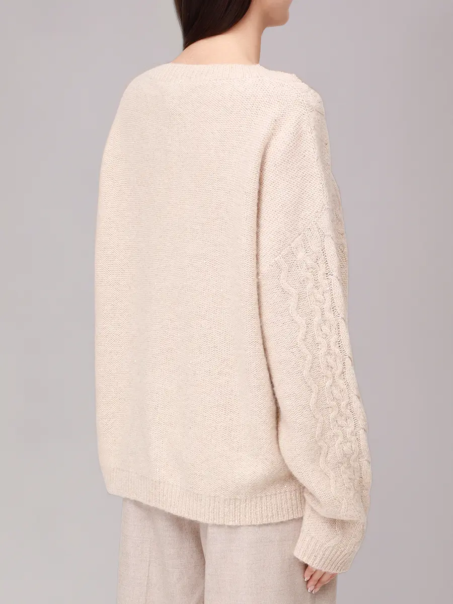 Пуловер шерстяной