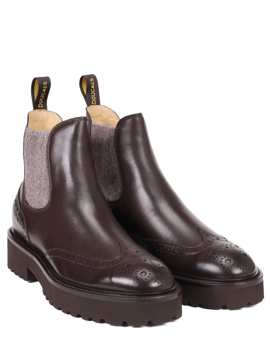 Челси кожаные на меху