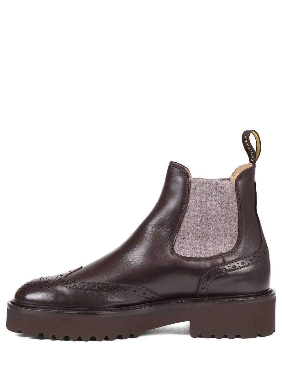 Челси кожаные на меху